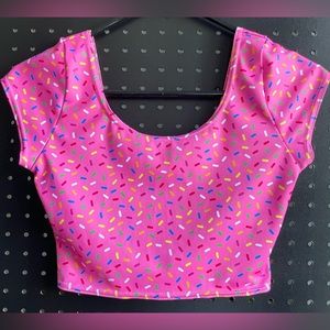 Blackmilk Sprinkles Nana Suit Top size S